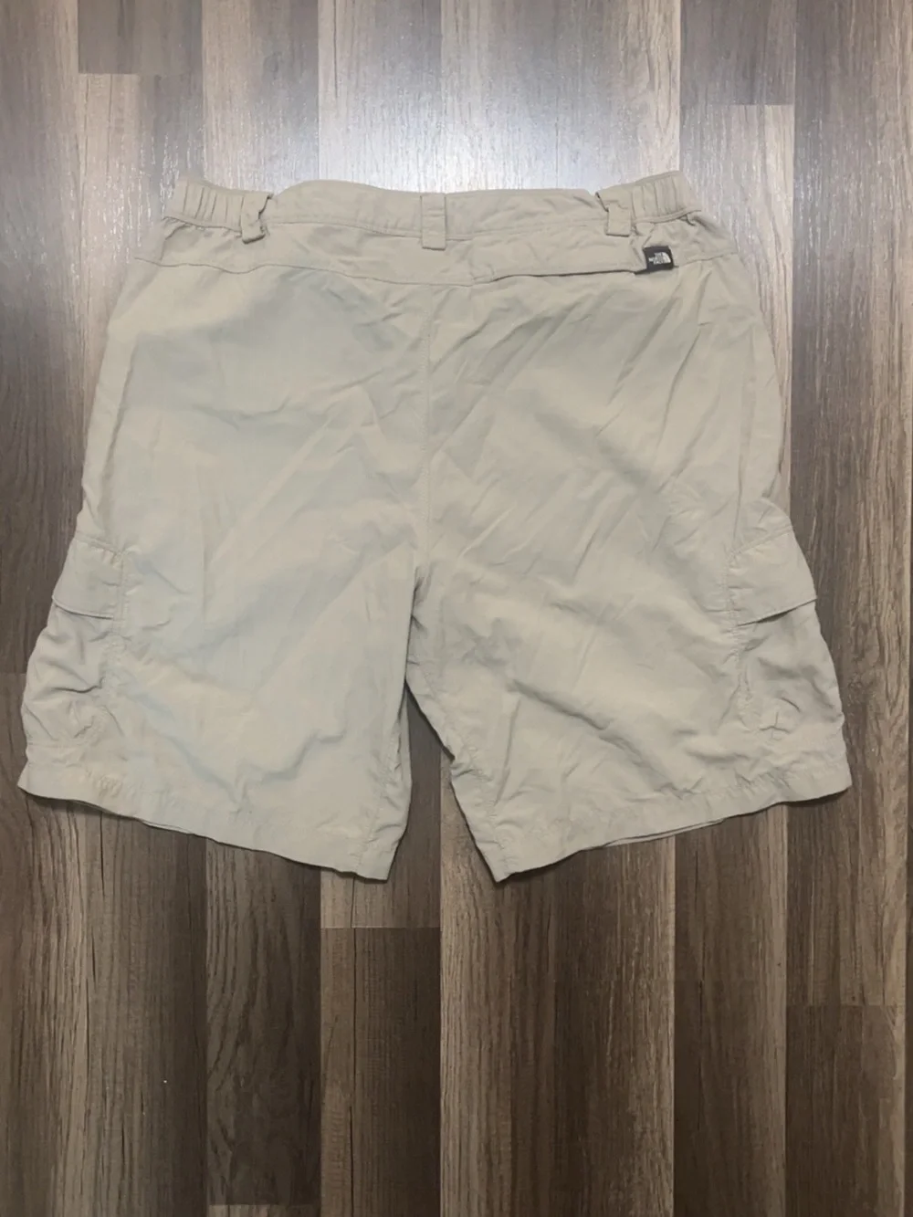 THE NORTH FACE Men's Large Beige Khaki Tan Outdoor Cargo Shorts